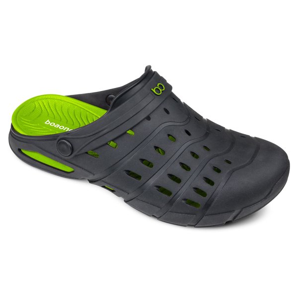 Clog Ravi fundo branco catálogo Palmilha Maxisense cor Verde e Preto
