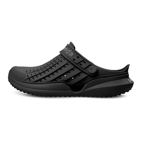 Clog Flow fundo branco drenagem de água lateral cor Preto