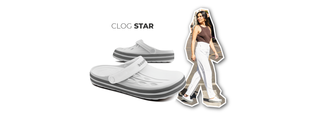 Modelo Star em um look de inverno