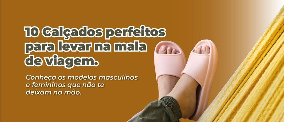 Os calçados mais indicados para viajar