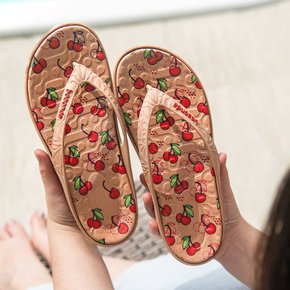 lilly marrom canela vermelho cereja estampa pu maxisense palmilha campanha